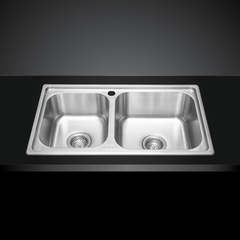 Chậu rửa chén Inox Malloca MS 2076E ảnh 2