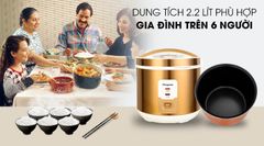 Nồi cơm nắp gài Kangaroo KG572 2.2 lít ảnh 4