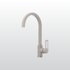 Vòi rửa chén nóng lạnh Malloca MF-043/ Đồng thau sơn giả đá, màu đất ảnh 2