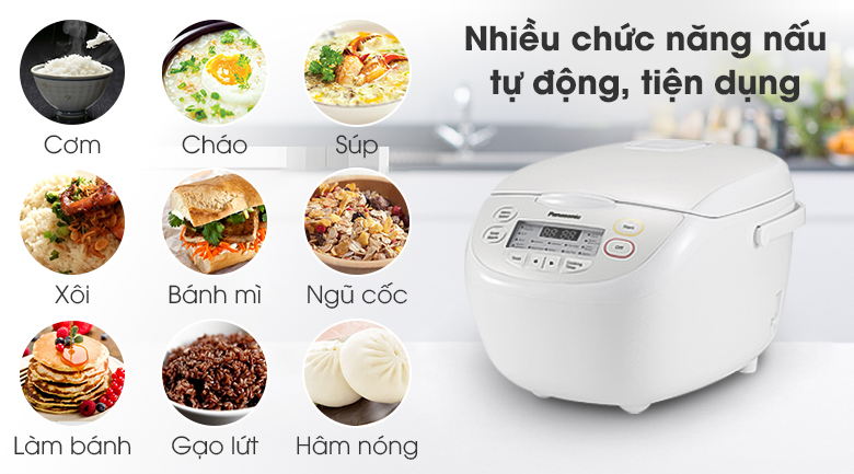 Nồi cơm điện tử Panasonic 1.8 lít SR-CL188WRA – ảnh 3