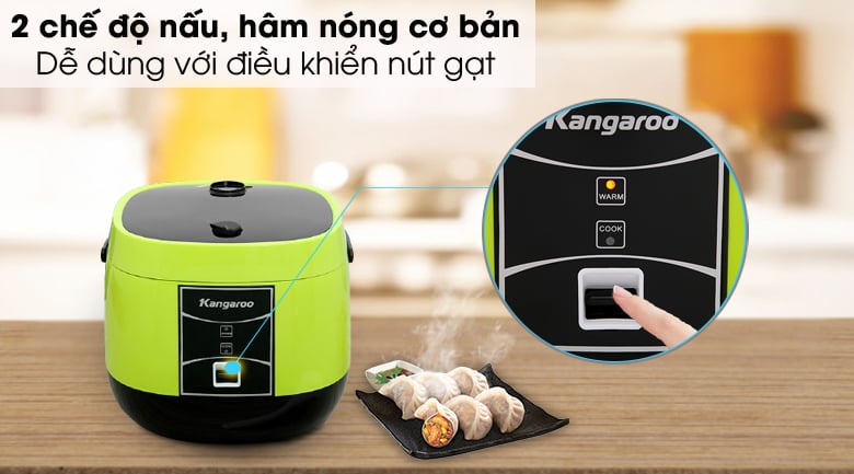 Nồi cơm nắp gài Kangaroo KG22R1 2.2 lít – ảnh 3