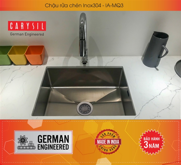 Chậu Rửa Inox 304 Carysil IA-MQ3 – ảnh 4