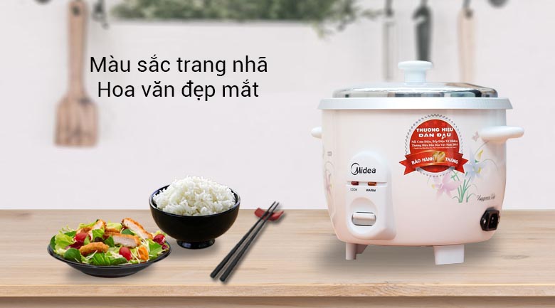 Nồi cơm điện Midea 1 lít MR-GM10SA – ảnh 4