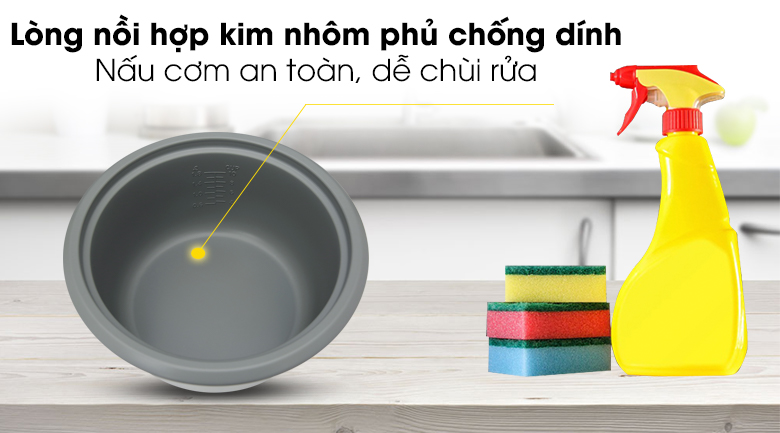 Nồi cơm nắp rời Sharp KSH-228SNV-SF 2.2 lít – ảnh 5