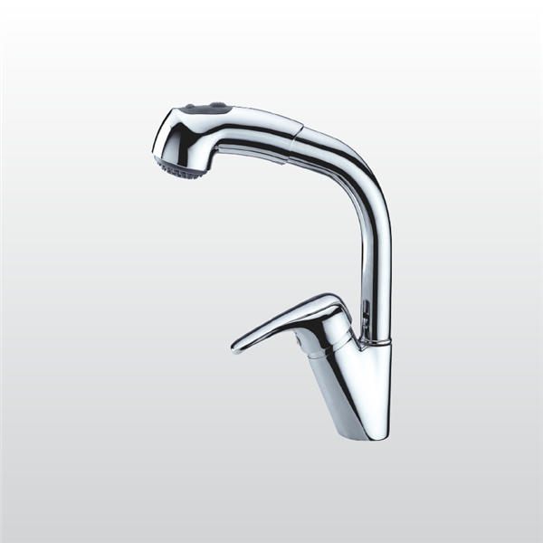 Vòi rửa chén nóng lạnh Malloca K140 / Đồng thau mạ chrome, có dây rút Vòi rửa chén nóng lạnh Malloca K140 / Đồng thau mạ chrome, có dây rút