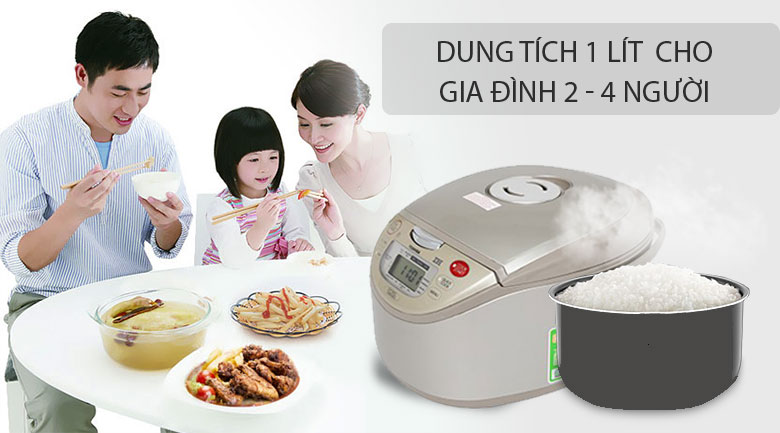 Nồi cơm điện cao tần Toshiba 1 lít RC-10RH(CG)VN – ảnh 4