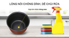 Nồi cơm điện tử Midea 1.8 lít MB-FS5017 ảnh 5
