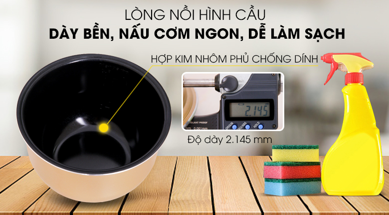 Nồi cơm nắp gài Kangaroo KG18R2 1.8 lít – ảnh 5