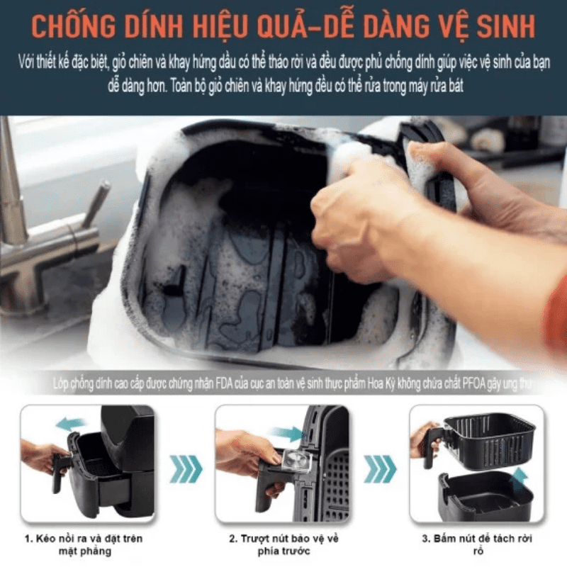 Nồi chiên không dầu COSORI CO158-AF – ảnh 7