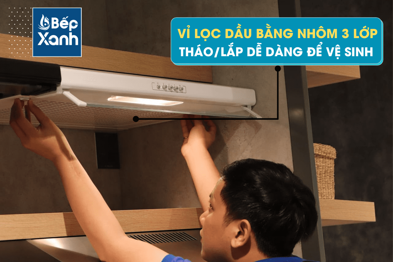 Máy hút mùi Cổ điển 70cm Malloca H107W (Màu trắng) – ảnh 8
