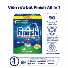 Viên rửa chén Finish All In 1 FVAT90LM 90V hương chanh ảnh 2