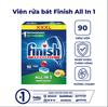  Viên rửa chén Finish All In 1 FVAT90LM 90V hương chanh 