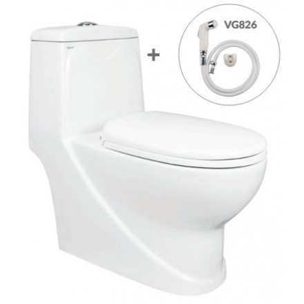 Bồn cầu liền 1 khối Viglacera V38 – ảnh 3