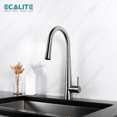 Vòi rửa chén nóng lạnh dây rút Pull-down Ecalite EF-K149S ảnh 5