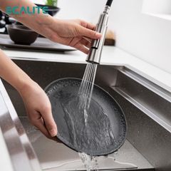Vòi rửa chén nóng lạnh dây rút Pull-down Ecalite EF-K149S ảnh 7