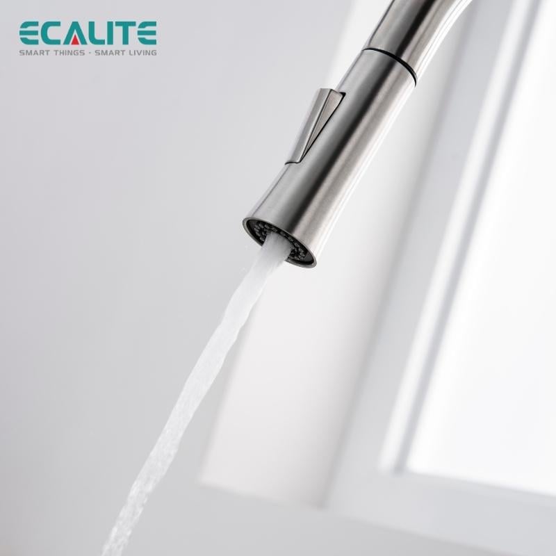 Vòi rửa chén nóng lạnh dây rút Pull-down Ecalite EF-K149S – ảnh 8