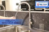 Vòi rửa chén nóng lạnh Malloca K046-S / Inox 304, có dây rút