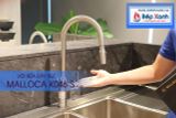 Vòi rửa chén nóng lạnh Malloca K046-S / Inox 304, có dây rút
