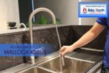 Vòi rửa chén nóng lạnh Malloca K046-S / Inox 304, có dây rút
