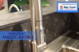 Vòi rửa chén nóng lạnh Malloca K046-S / Inox 304, có dây rút