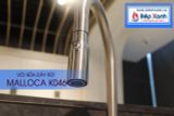 Vòi rửa chén nóng lạnh Malloca K046-S / Inox 304, có dây rút