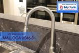 Vòi rửa chén nóng lạnh Malloca K046-S / Inox 304, có dây rút