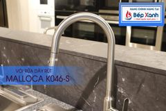 Vòi rửa chén nóng lạnh Malloca K046-S / Inox 304, có dây rút ảnh 9