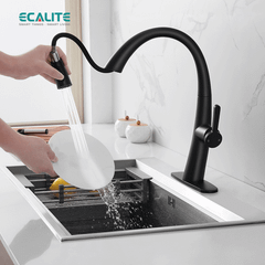 Vòi rửa chén nóng lạnh S-curve Ecalite EF-K114B ảnh 6