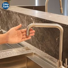 Vòi rửa chén nóng lạnh Malloca K559-SN / Inox 304 ảnh 5