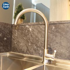 Vòi rửa chén nóng lạnh Malloca K569-SN / Inox 304 ảnh 5