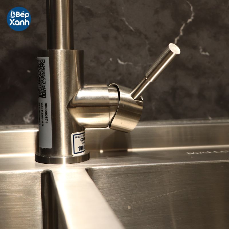 Vòi rửa chén nóng lạnh Malloca K569-SN / Inox 304 – ảnh 7