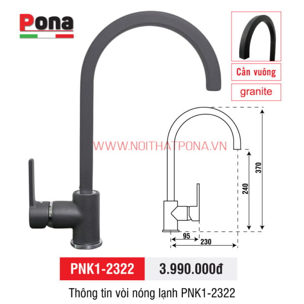 Vòi rửa chén Pona PNK1-2322 – ảnh 6