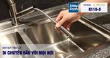 Vòi rửa chén nóng lạnh Malloca K110-S / Inox 304, có dây rút