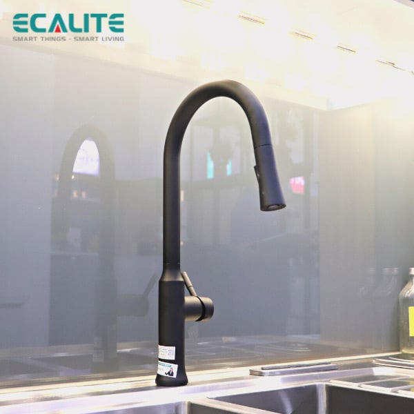 Vòi rửa chén nóng lạnh dây rút Pull-down Ecalite EF-K134B – ảnh 5