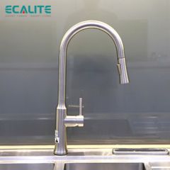 Vòi rửa chén nóng lạnh dây rút Pull-down Ecalite EF-K134S ảnh 6