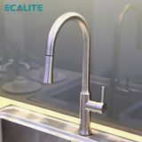 Vòi rửa chén nóng lạnh dây rút Pull-down Ecalite EF-K134S