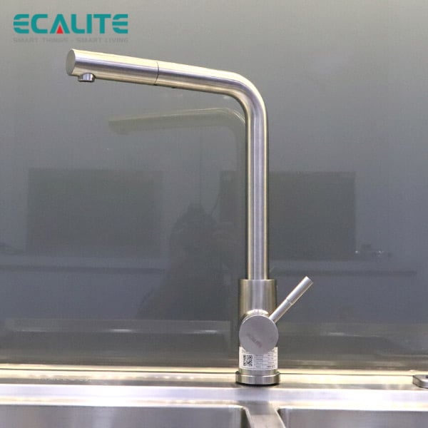 Vòi rửa chén nóng lạnh dây rút Pull-down Ecalite EF-K185S – ảnh 7
