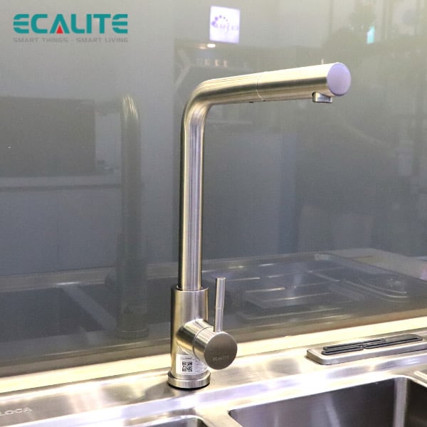Vòi rửa chén nóng lạnh dây rút Pull-down Ecalite EF-K185S – ảnh 5