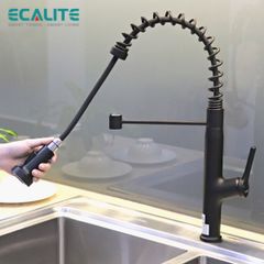 Vòi rửa chén nóng lạnh Pull-out Ecalite EF-K541B ảnh 7