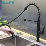 Vòi rửa chén nóng lạnh Pull-out Ecalite EF-K541B