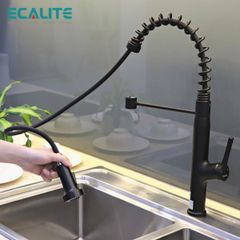 Vòi rửa chén nóng lạnh Pull-out Ecalite EF-K541B ảnh 8