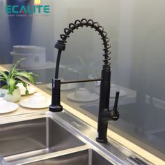 Vòi rửa chén nóng lạnh Pull-out Ecalite EF-K541B ảnh 6