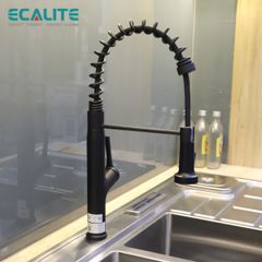 Vòi rửa chén nóng lạnh Pull-out Ecalite EF-K541B ảnh 5