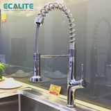 Vòi rửa chén nóng lạnh Pull-out Ecalite EF-K541C