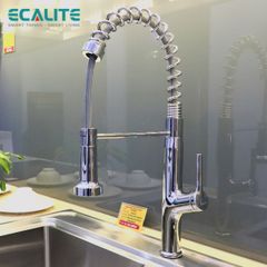 Vòi rửa chén nóng lạnh Pull-out Ecalite EF-K541C ảnh 5