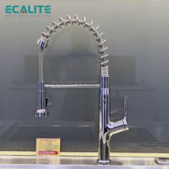 Vòi rửa chén nóng lạnh Pull-out Ecalite EF-K541C ảnh 4