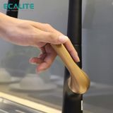 Vòi rửa chén nóng lạnh dây rút Pull-out Ecalite EF-K569BR