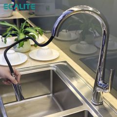 Vòi rửa chén nóng lạnh dây rút Pull-out Ecalite EF-K569C ảnh 9