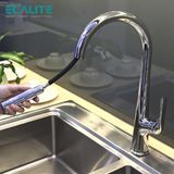 Vòi rửa chén nóng lạnh dây rút Pull-out Ecalite EF-K569C