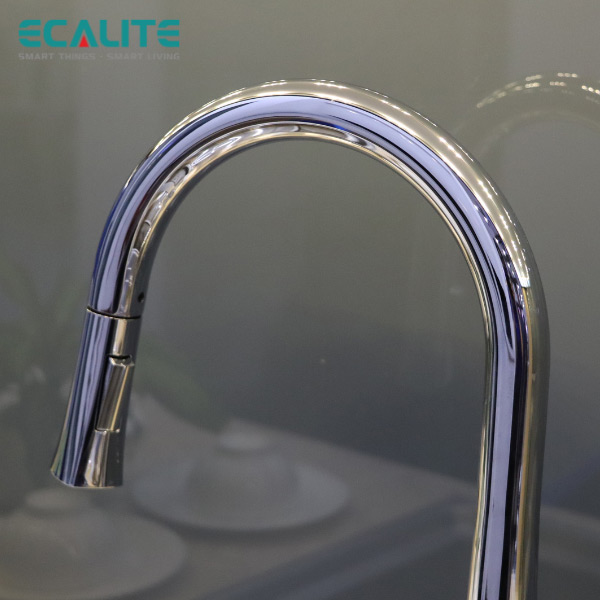 Vòi rửa chén nóng lạnh dây rút Pull-out Ecalite EF-K569C – ảnh 7